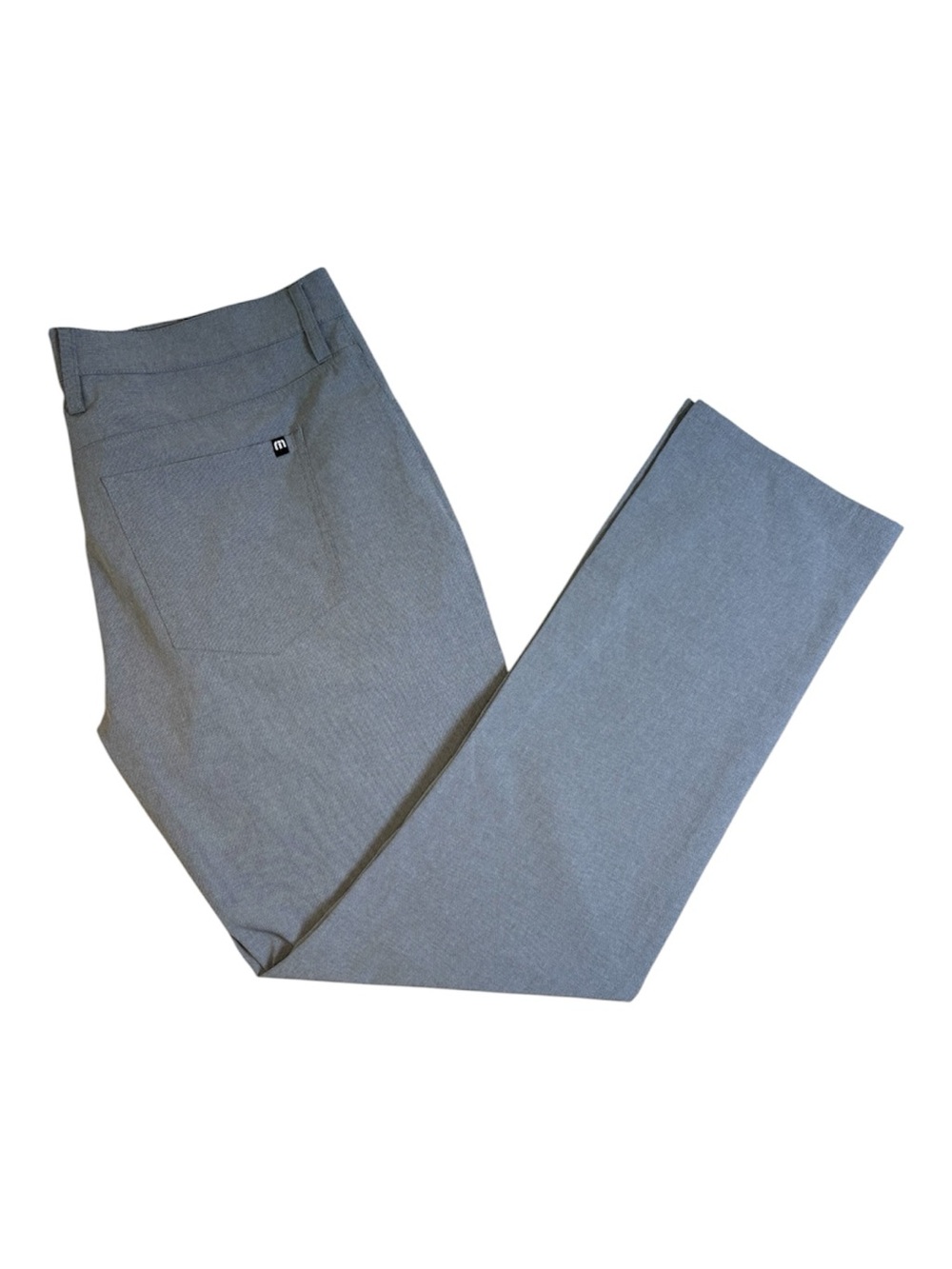 Travis Mathew Open To Close Golf Pants Gray Performance Chino Stretch 36x31